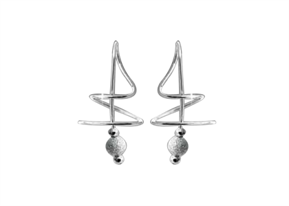 Rhodium Plated | Fashion Earrings